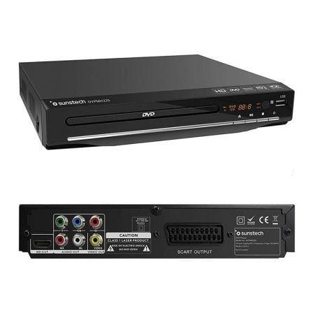 Leitor de DVD SUNSTECH DVPMH225BK (USB x 1 HDMI x 1 SCART x 1 - Preto)