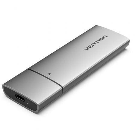 Caixa Externa VENTION KPGH0 para SSD M.2 NVMe (M.2 - USB 3.1 Gen 2 - Prateado)