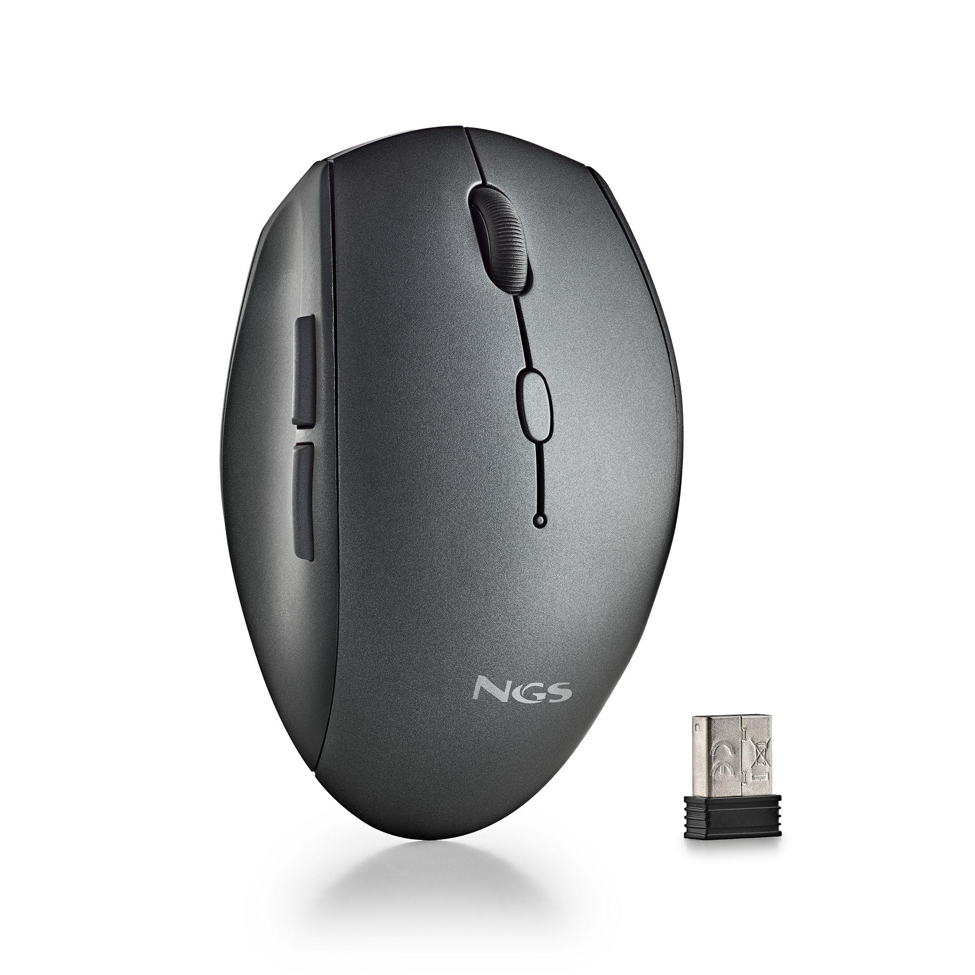 Rato NGS BEE (Mão direita - 1600 DPI - Ótico - Preto), miniatura 4