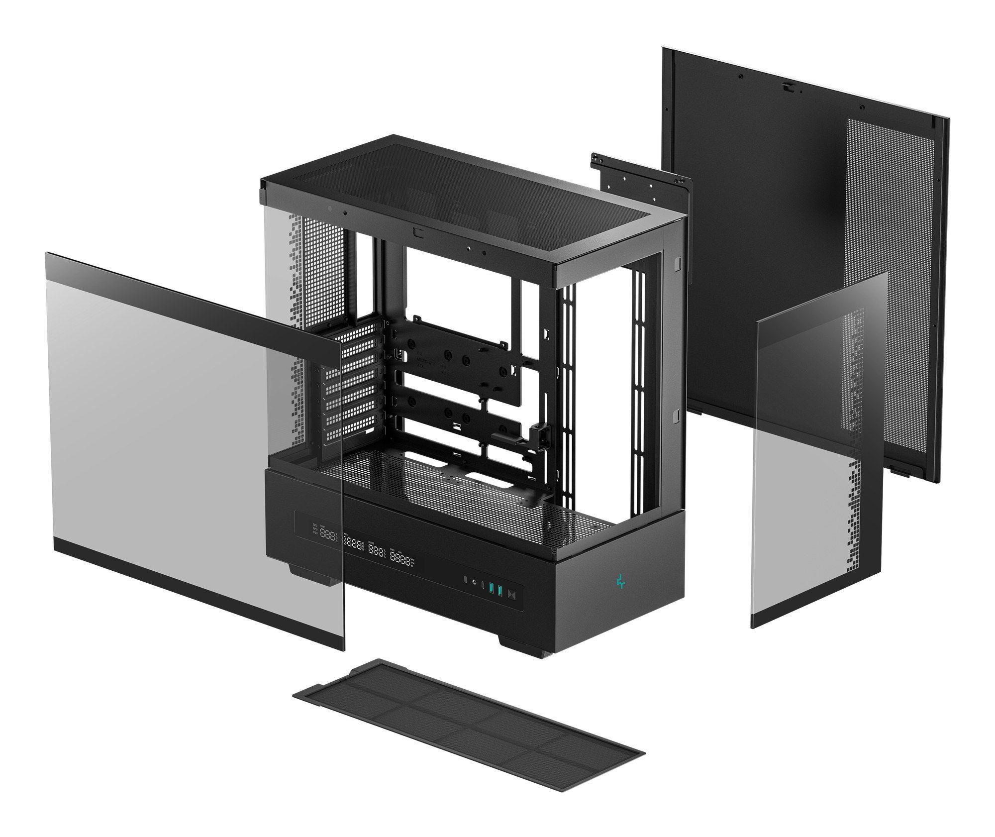 Caixa de Computador DEEPCOOL R-CH690-BKNNA0D-G-1 (ATX, Micro ATX, Mini-ITX - ATX, PS2 - Torre - Preto) — miniatura 10