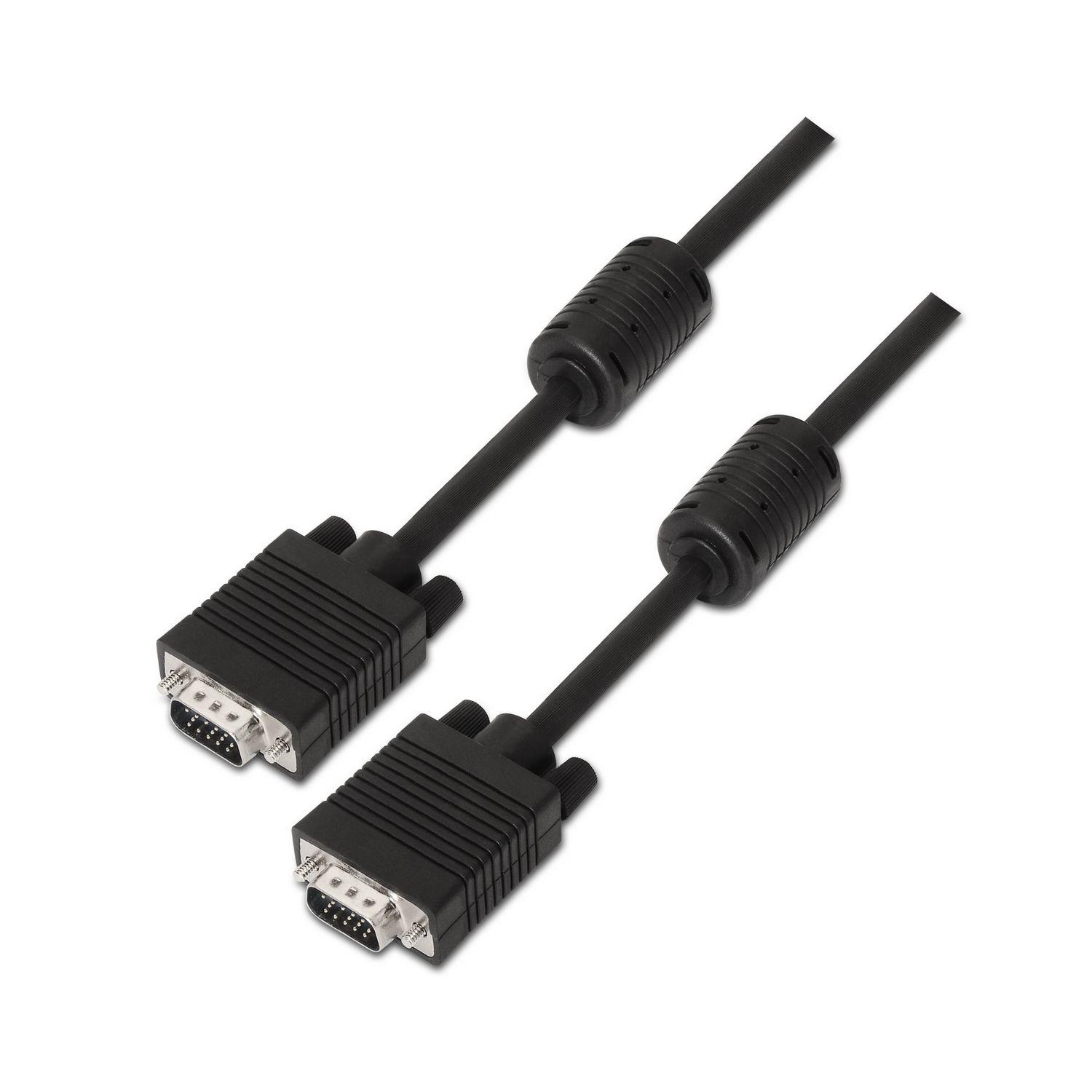 Cabo VGA AISENS A113-0073 (6 m - Preto)