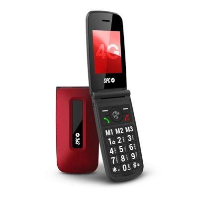 Telemóvel para Idosos SPC TITAN 2 (2,4" - QVGA - Até uma semana - Vermelho)
