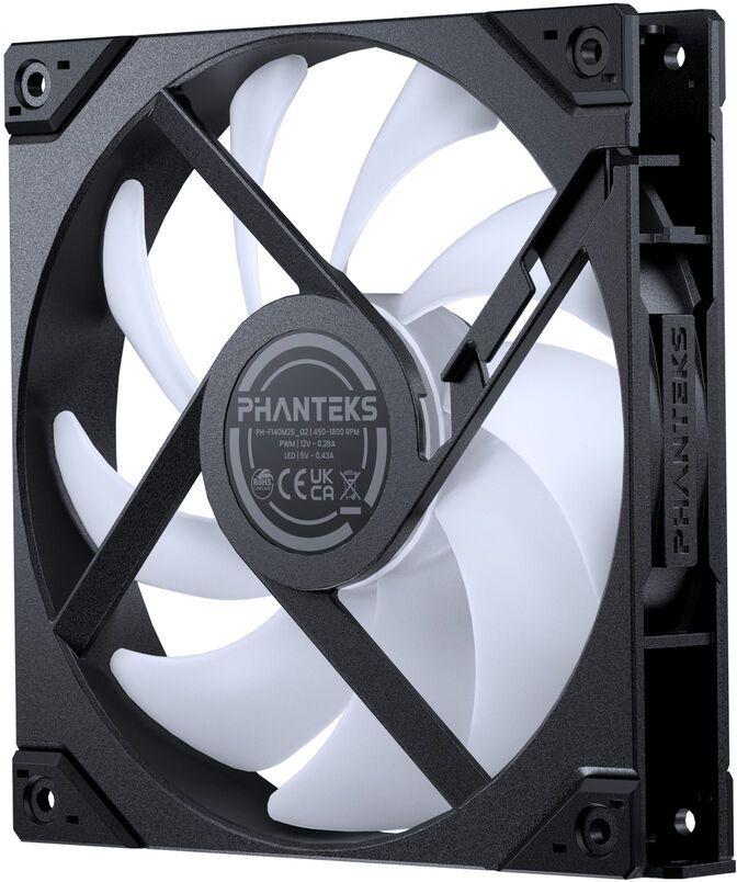 Ventoinha para Caixa de Computador PHANTEKS M25 Gen2 PWM Reverse Airflow D-RGB (D-RGB - Preto) — miniatura 4
