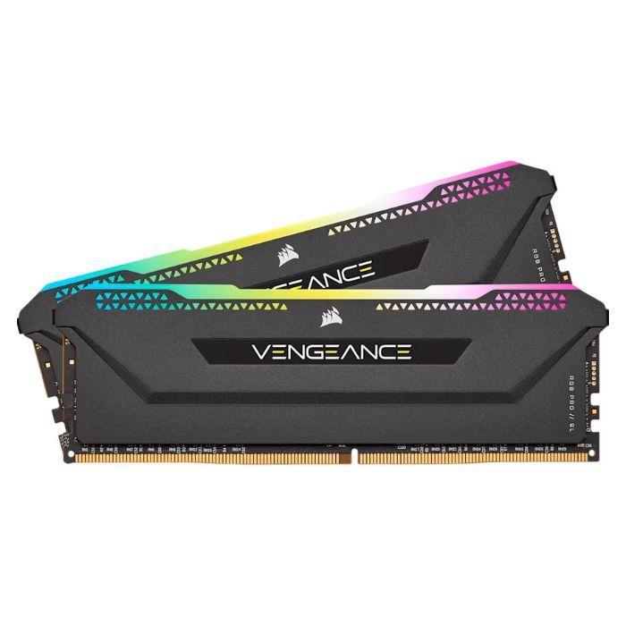 Memória RAM CORSAIR Vengeance RGB PRO SL CMH16GX4M2E3200C16 (3200 MHz - 16 GB - DIMM), miniatura 2