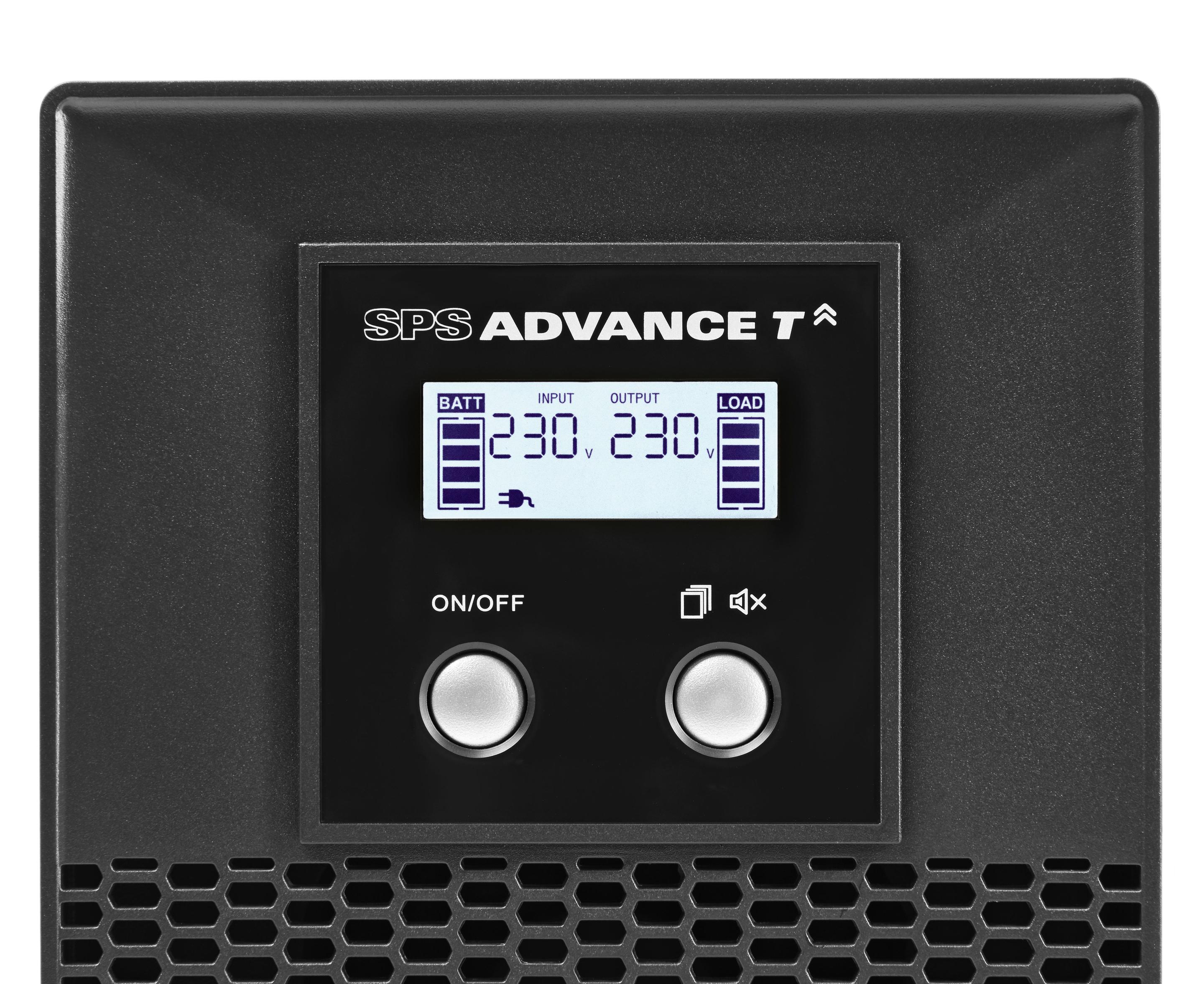 UPS SALICRU SPS 1500 ADV T (Windows, Linux, Mac - IEC C13 - Preto) — miniatura 5
