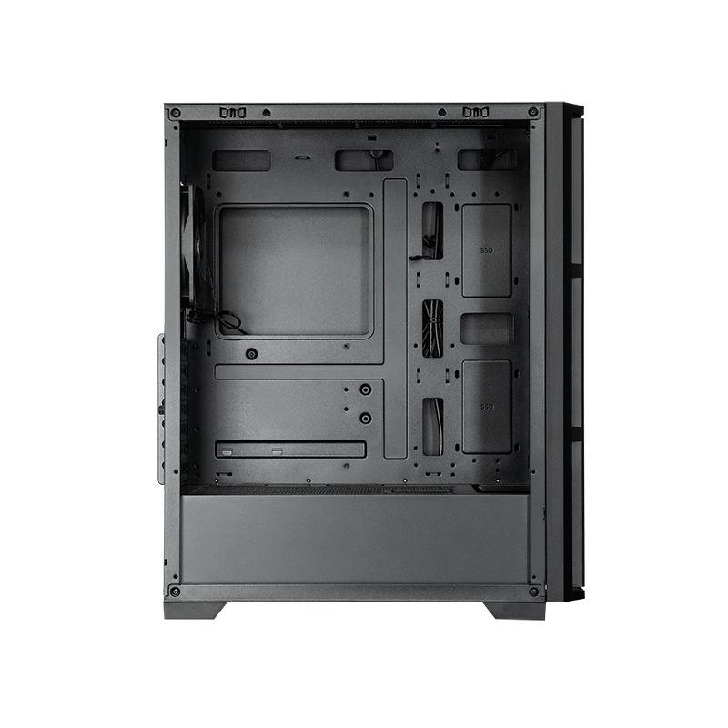 Caixa de Computador CHIEFTEC AS-02B-TG-OP (ATX, Micro ATX, Mini-ITX - Midi Tower - 16,5 cm - Preto) — miniatura 5