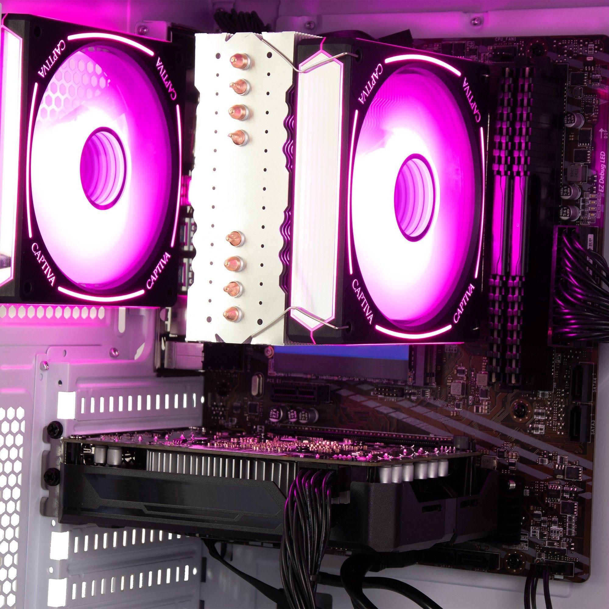 Computador Gaming CAPTIVA Advanced Gaming R92-912 (Windows 11 Home de 64 bits - 32 GB - NVIDIA GeForce RTX 5060 - Branco) — miniatura 3