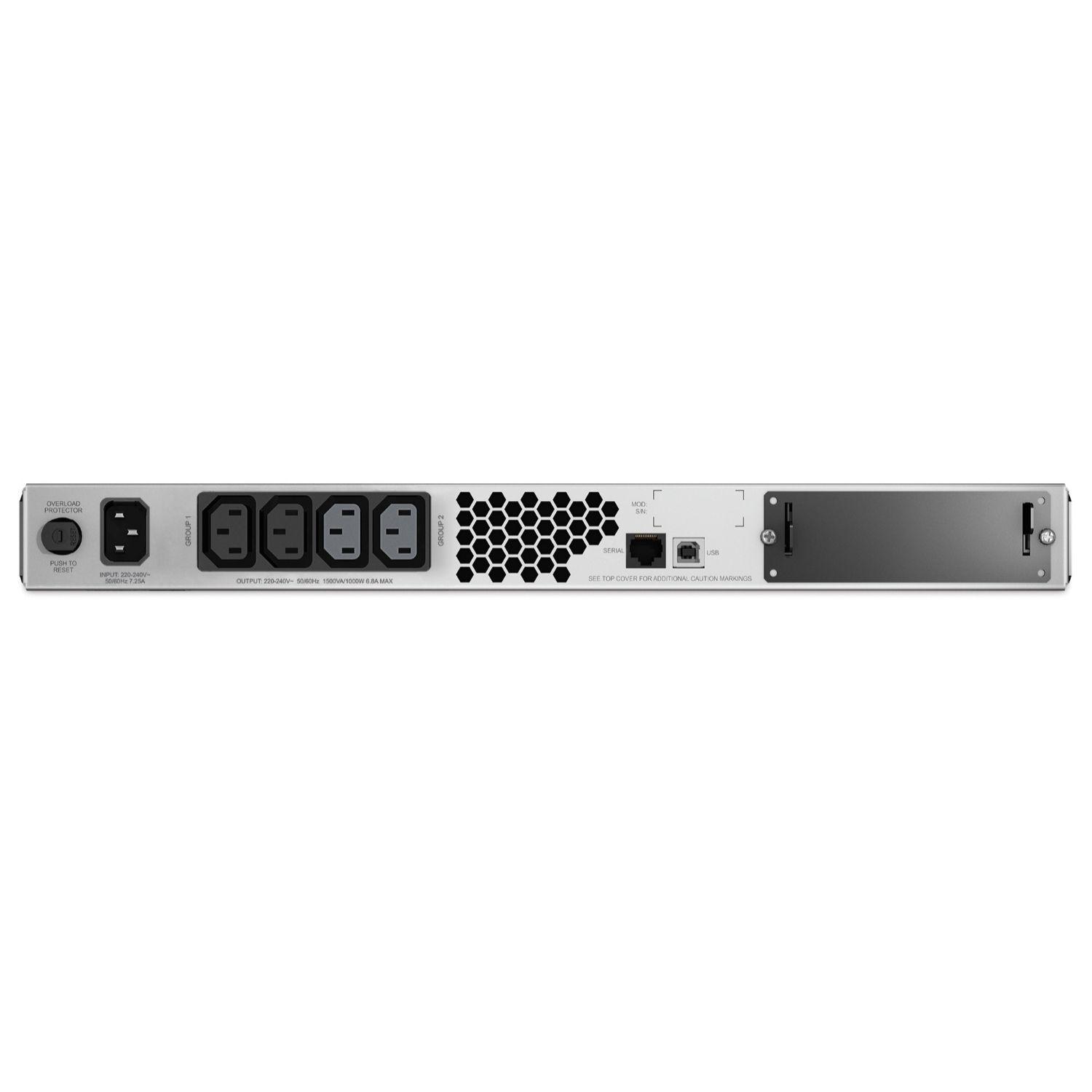 UPS APC Smart-UPS SMT1500RMI1U (Acoplador C13 - Preto), miniatura 3