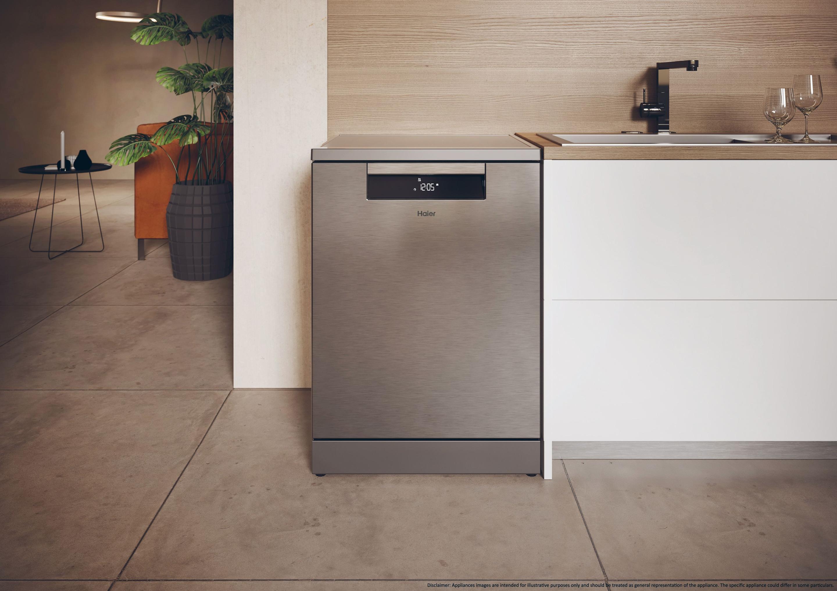 Máquina de Lavar Loiça Independente HAIER XF5C4M1X (15 talheres - C - 9,5 l - Inox), miniatura 11