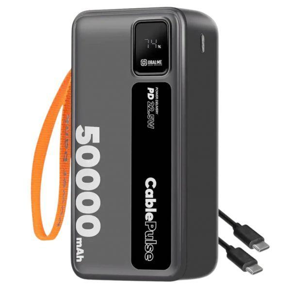 Bateria Externa OBAL:ME CablePulse (50 000 mAh - Preto) — miniatura 2