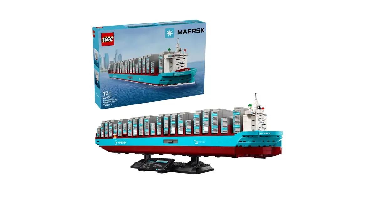 LEGO 40955 Miscellaneous Maersk Dual-Fuel Container Vessel (12+ anos - 1516 peças), miniatura 2