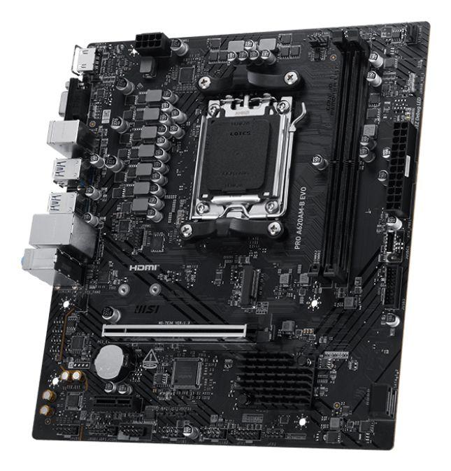 Motherboard MSI PRO A620M-B EVO (AM5 - Micro-ATX - Duplo canal - Preto) — miniatura 3