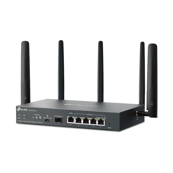 Router TP-LINK Omada ER706W-4G (Wi-Fi 6 - 2402 Mbit/s - Dual-band - Preto), miniatura 2