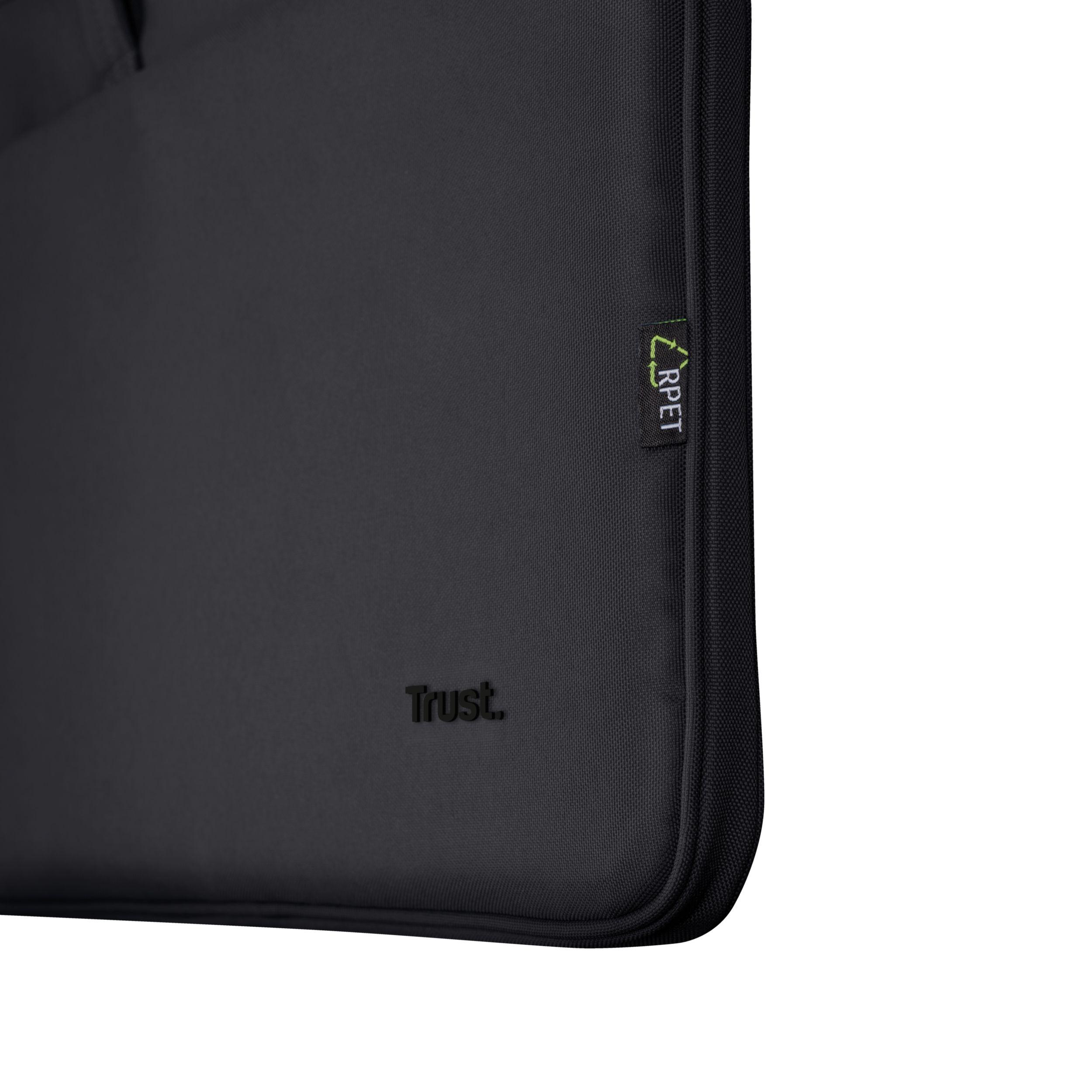 Mala para Portátil TRUST Bologna (16" - Poliéster reciclado - 40,6 cm - Preto), miniatura 4