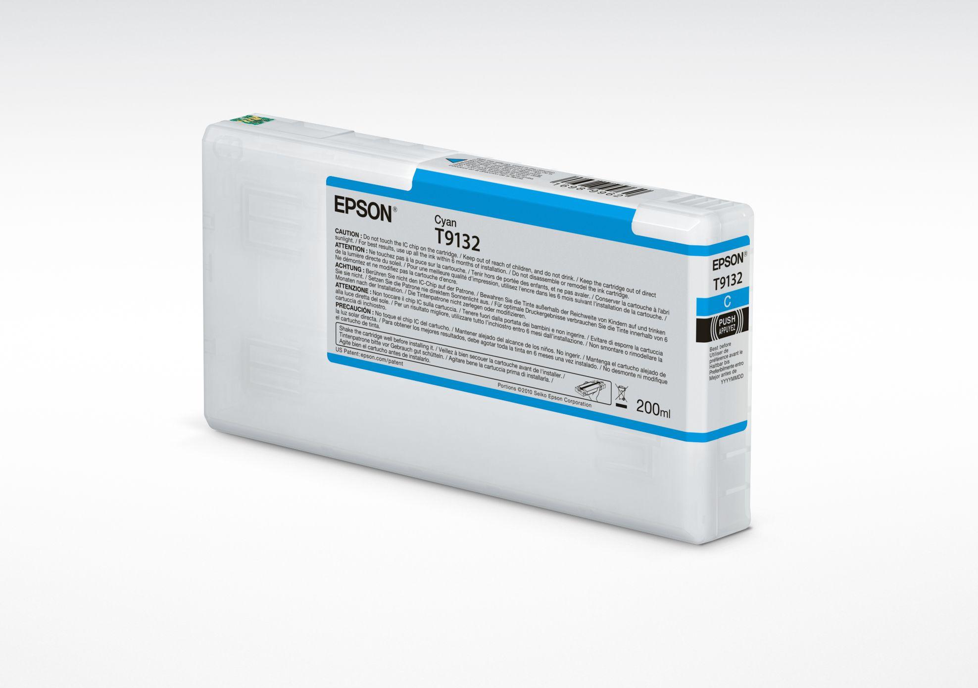 Tinteiro EPSON T9132 (Ciano)