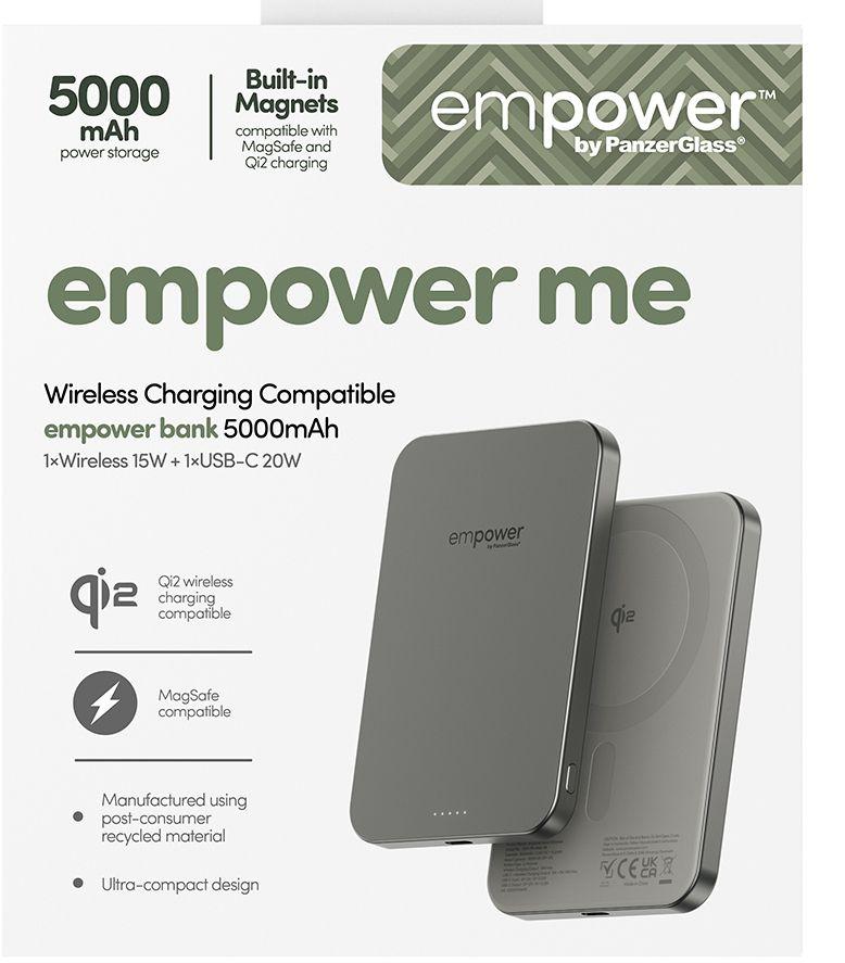 Powerbank PANZERGLASS empower™ Bank (5000 mAh - USB Type-C - Titânio), miniatura 3