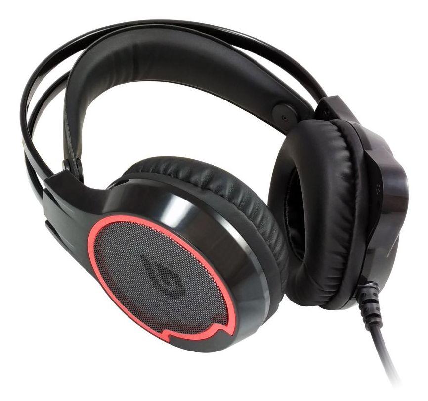 Headset Gaming CONCEPTRONIC ATHAN01B (Headset gaming - Com fios - Circum-aural - Preto)