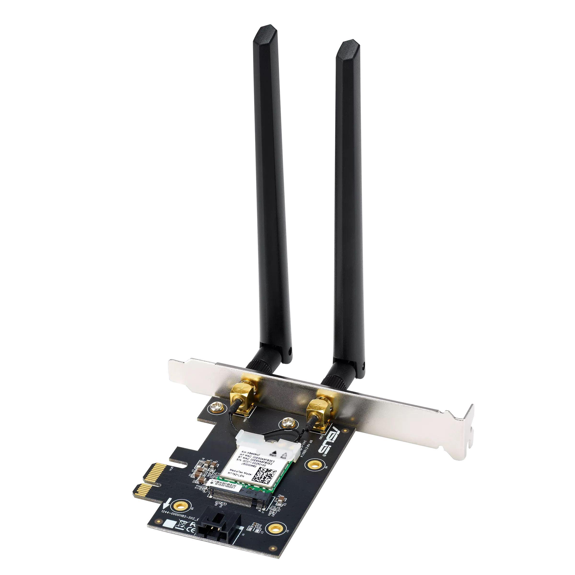 Placa de Rede ASUS PCE-AXE5400 (Wi-Fi 6E - 2402 Mbit/s - PCI Express - Bluetooth 5.2) — miniatura 5