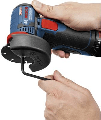 Rebarbadora Angular BOSCH GWS 12V-76 Professional (Azul/Preto)