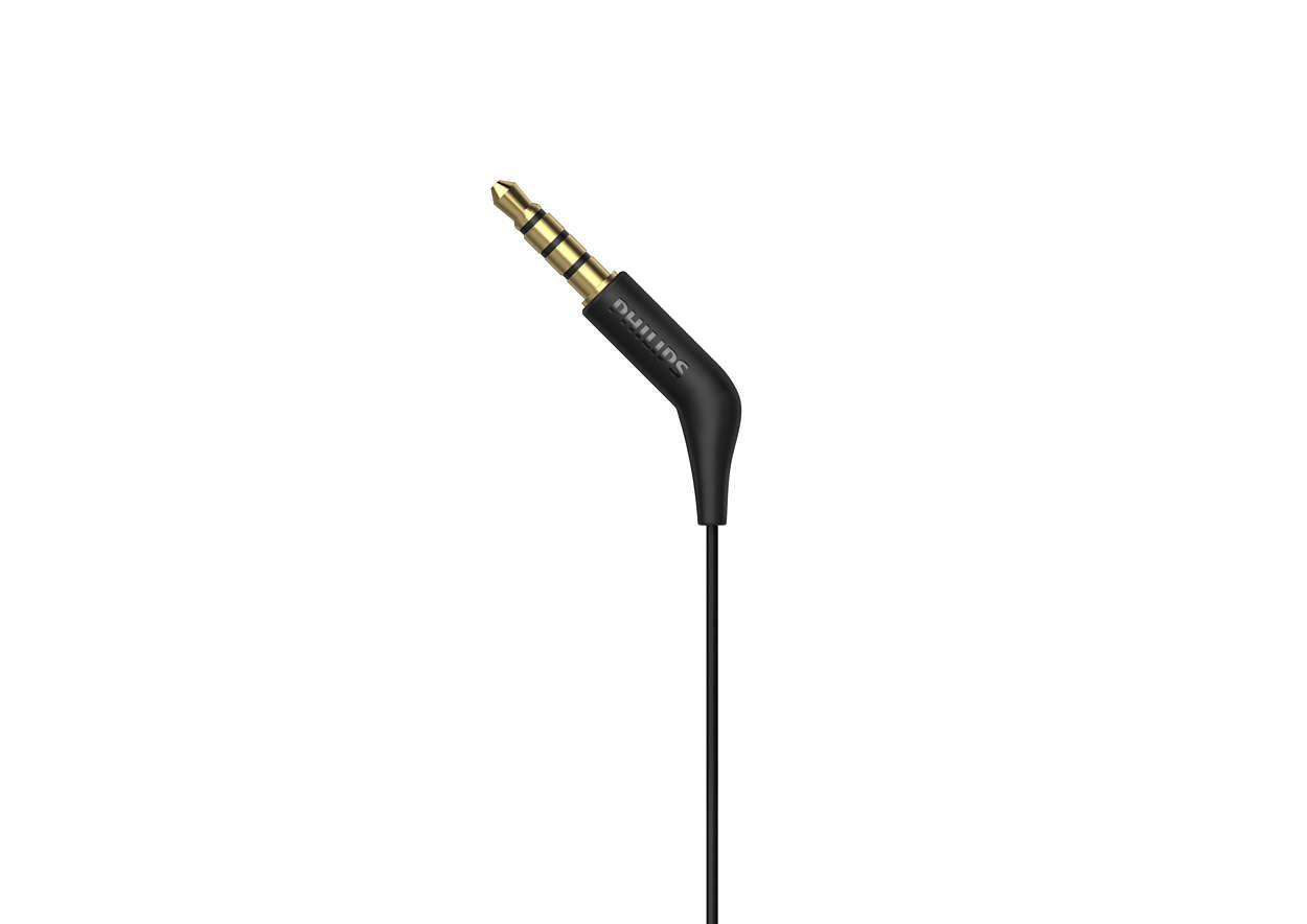 Auscultadores PHILIPS TAE1105BK/00 (Binaural - Com fios - Intra-aural - Preto), miniatura 5