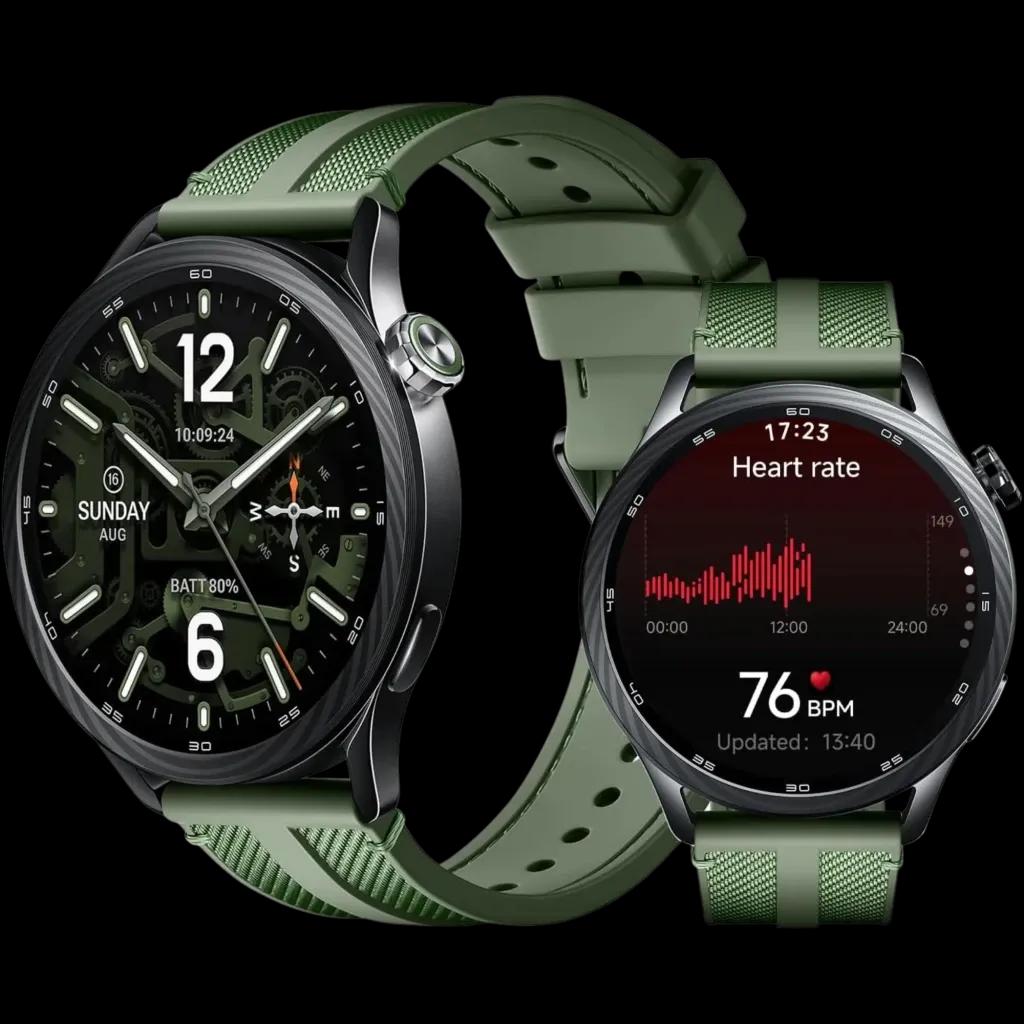 Smartwatch XIAOMI Watch S5 (Aço inoxidável - Verde Selva)