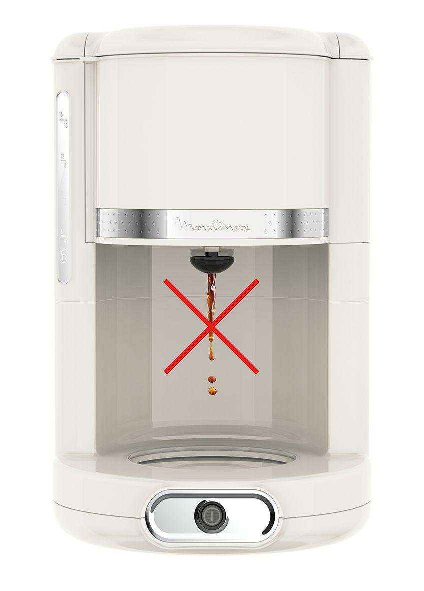 Máquina de Café de Filtro MOULINEX Soleil FG381A10 (Café moído - 1000 W - 1,25 l - Marfim), miniatura 5