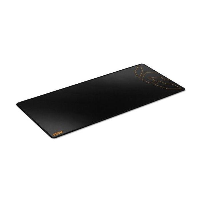 Tapete de Rato Gaming KROM Knout XL Kontrol (Grande - Microfibra, Caucho - Microfibra, Borracha - Preto)