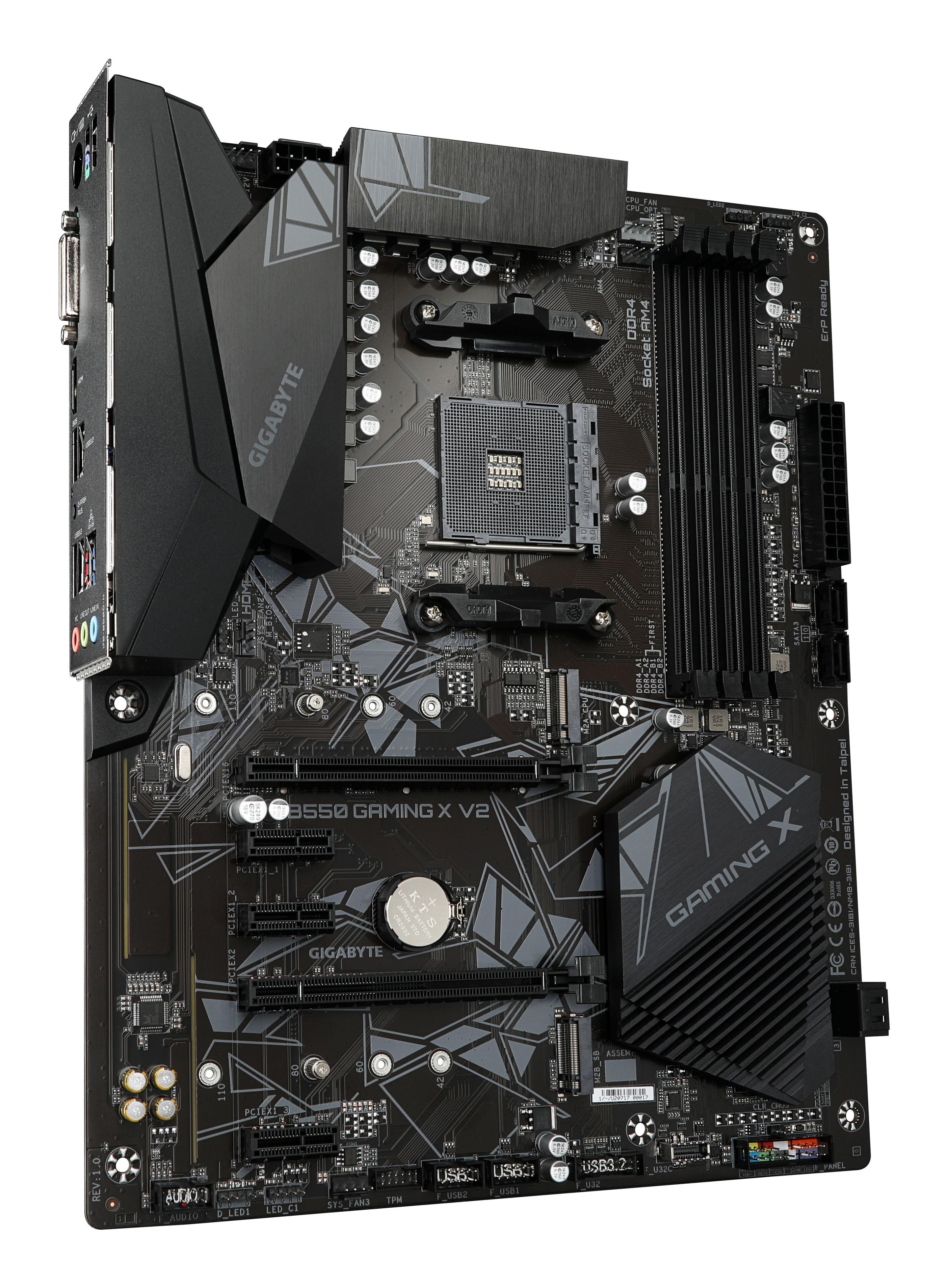 Motherboard GIGABYTE B550 Gaming X V2 (AM4 - ATX - Duplo canal - Castanho) — miniatura 3