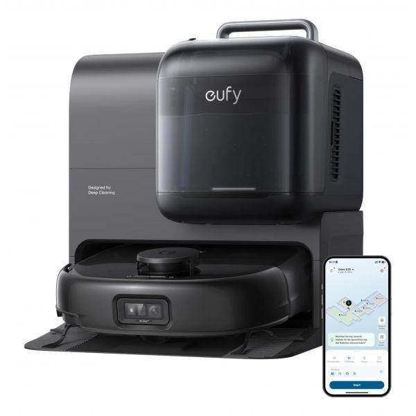 Robot Aspirador EUFY Omni E28 (20000 Pa - LiDAR com sistema AI See - 2,5 l - Preto), miniatura 2