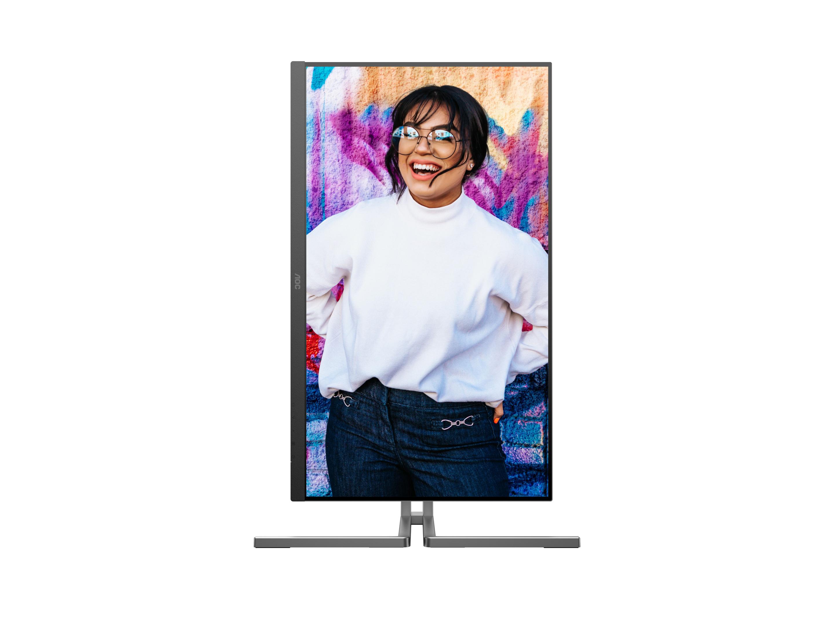Monitor AOC Graphic Pro Q27U3CV (27" - IPS Quantum Dot - 75 Hz - Preto) — miniatura 7