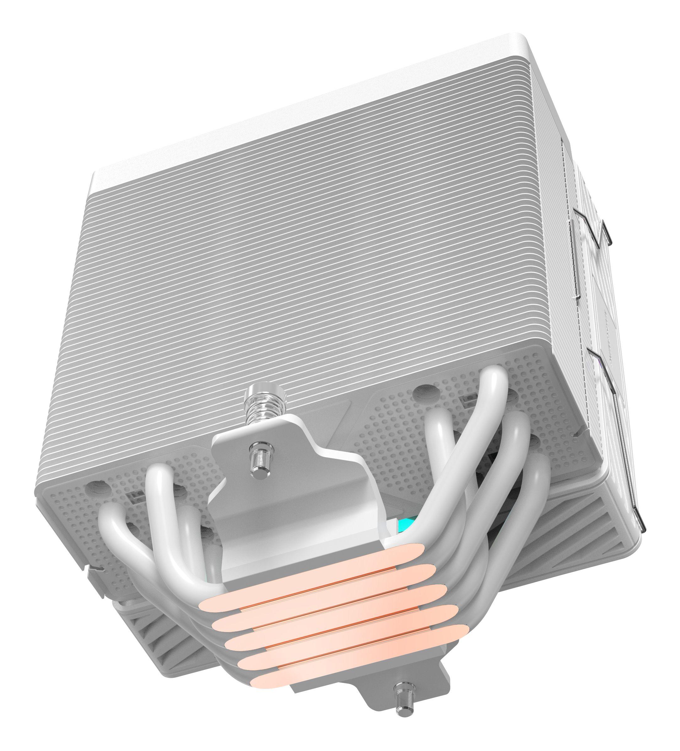 Cooler CPU MARS GAMING MCPU-X5ARGB (12 cm - 1 ventoinha - 2000 RPM - Branco) — miniatura 5