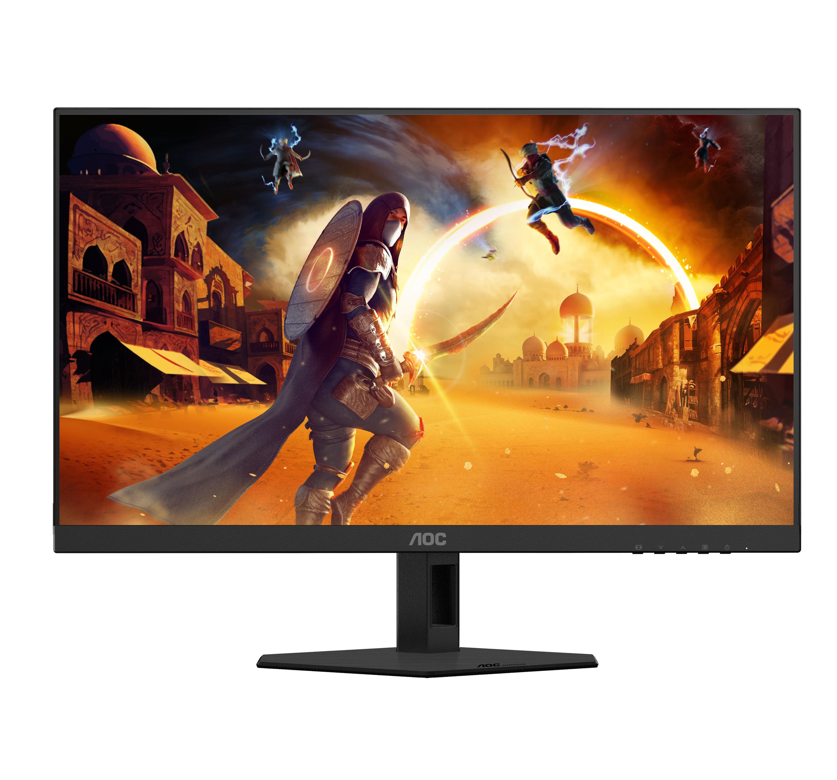 Monitor AOC 24G4HRE (23,8" - Fast IPS - 200 Hz - Preto e Vermelho) — miniatura 4