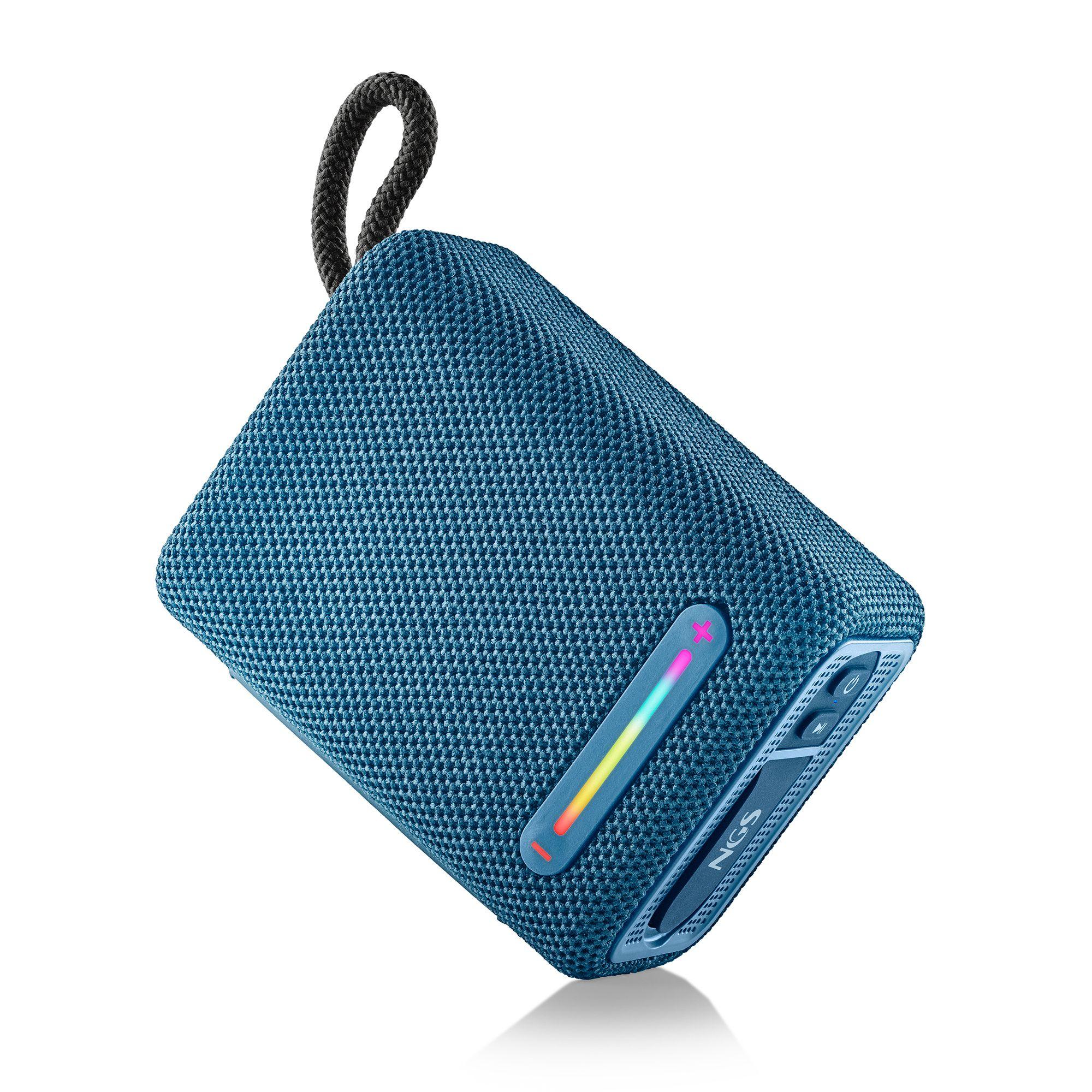 Coluna Portátil Estéreo NGS Roller Furia 1 (7 W - USB - Azul)