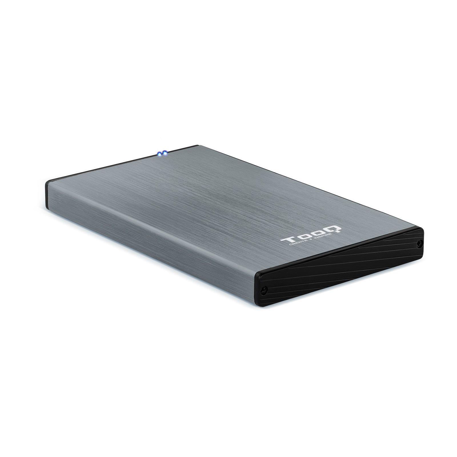 Caixa Externa TOOQ TQE-2527G (2,5" - Cinzento)
