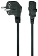 Cabo de Alimentação GEMBIRD PC-186 (1,8 m - Acoplador C14 - CEE7/4 - Preto)