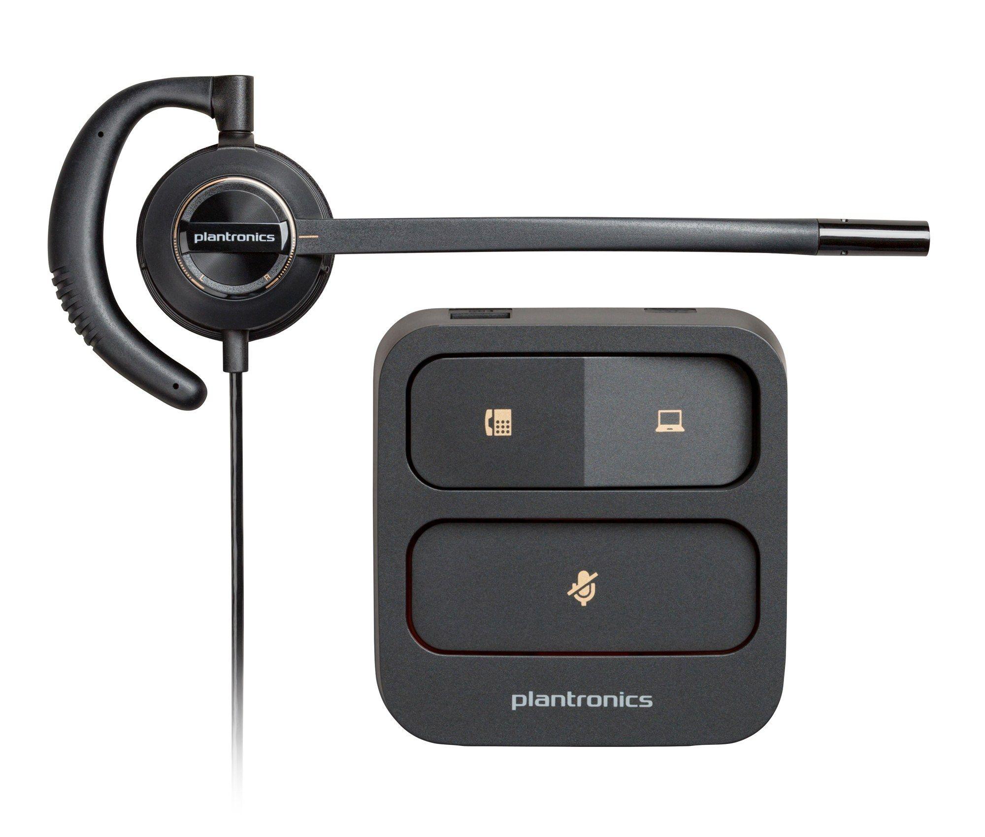Headset HP POLY EncorePro 530D com Quick Disconnect TAA (Monofónico - Com fios - Supra-aural - Preto)