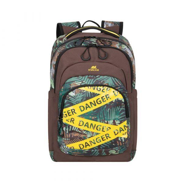 Mochila RIVACASE Urban Jungle Erehs 5461 (30 L - Poliéster - 15,6 polegadas - Caqui), miniatura 2