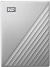 Disco Rígido Externo WESTERN DIGITAL My Passport Ultra WDBC3C0020BSL-WESN (2 TB - 2,5 polegadas - USB Type-C - Prateado)