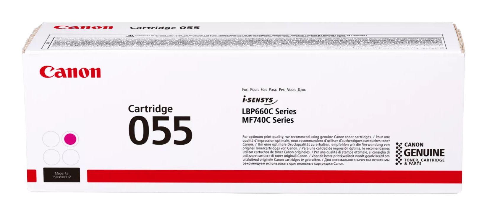 Toner Original CANON 055 (2100 páginas - Magenta), miniatura 2