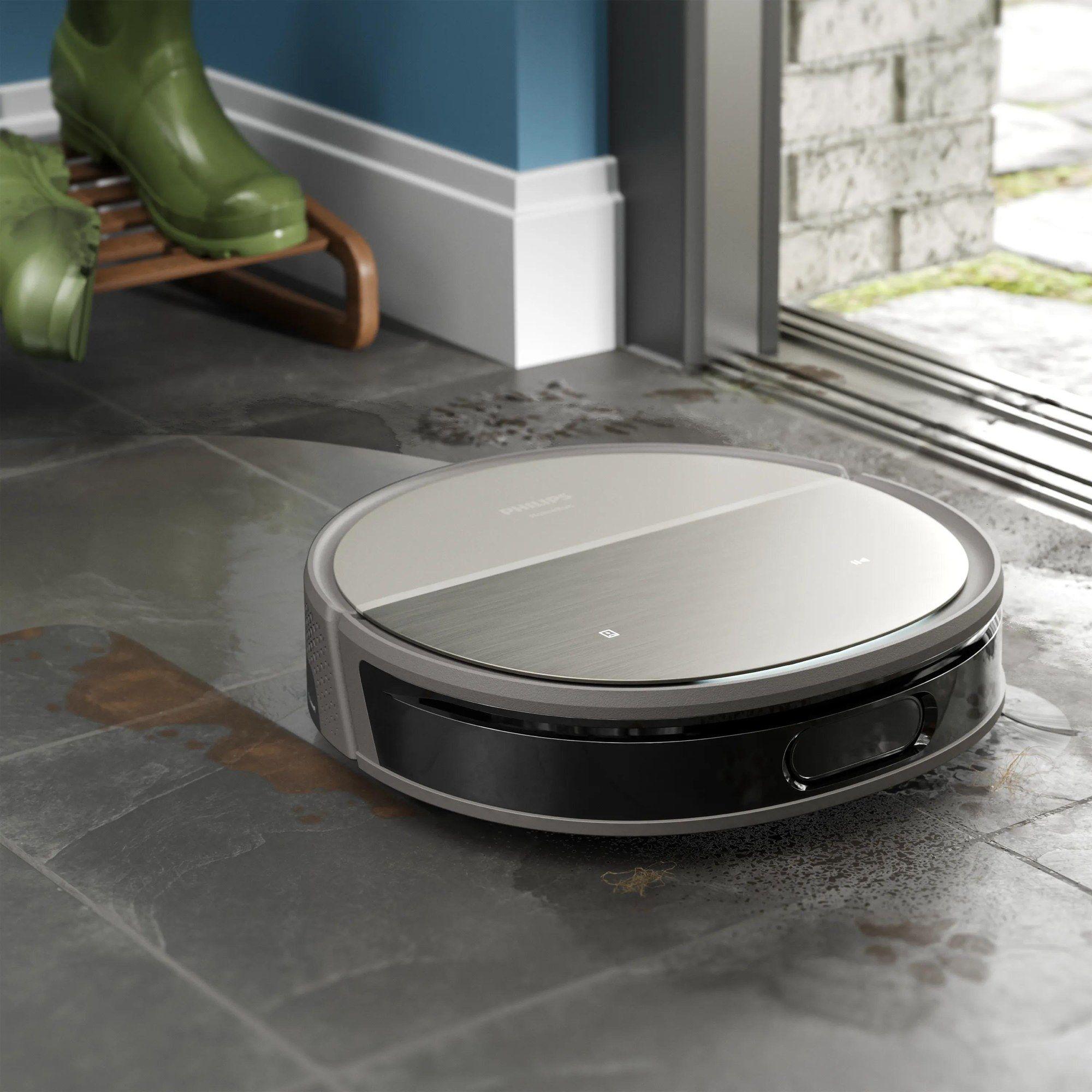Robot Aspirador PHILIPS XU9100/10 (8000 Pa - D-ToF lidar - 0,21 l - Cinzento), miniatura 4