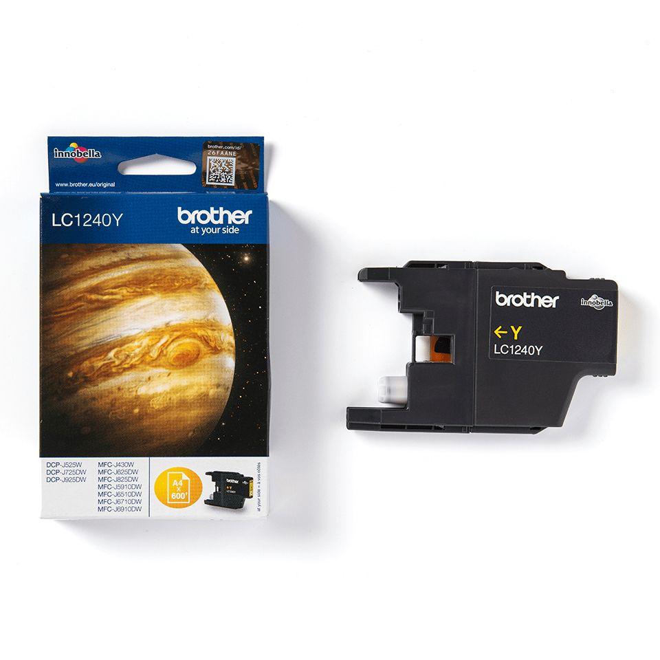 Tinteiro BROTHER LC-1240Y (RJ-45 - 4x2 - Amarelo), miniatura 3
