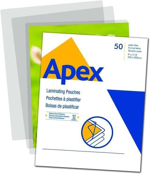Bolsas de Plastificação FELLOWES Apex (Transparente)