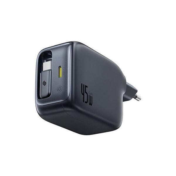 Carregador de Parede BASEUS EnerCore CJ11 (45 W - GaN - Preto) — miniatura 3