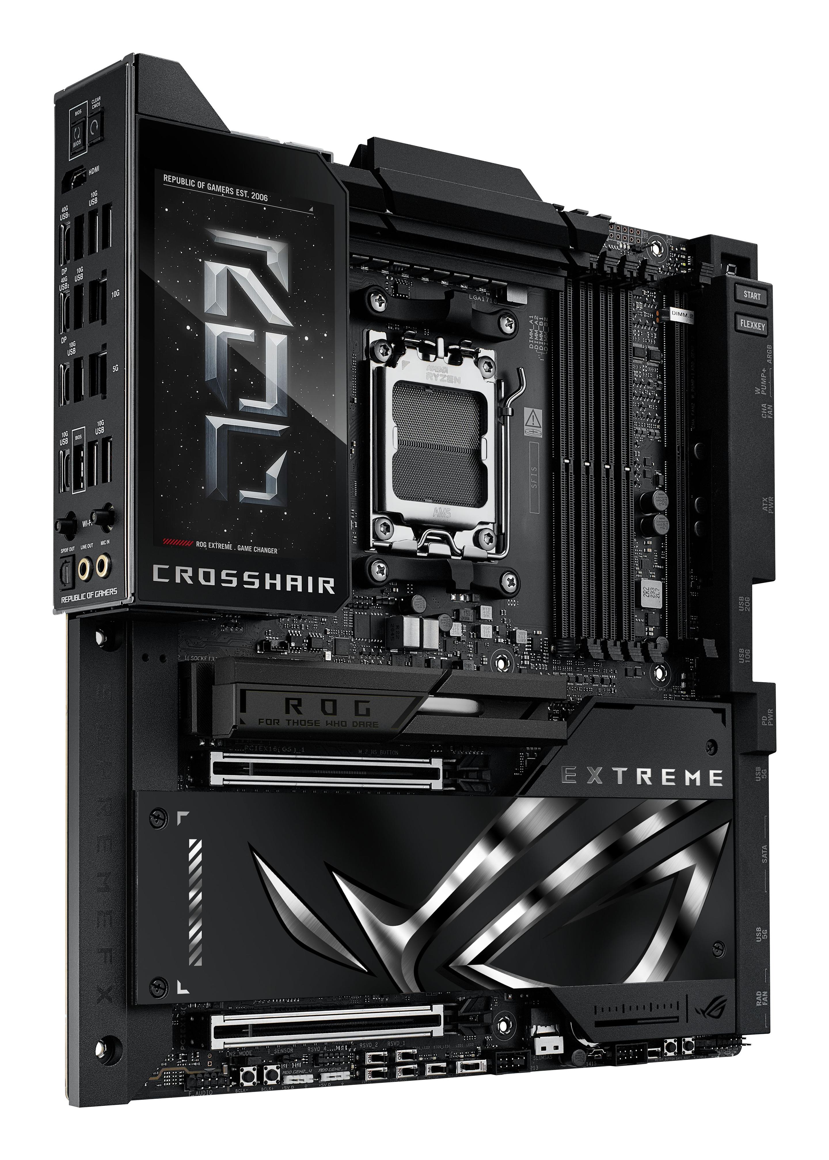 Motherboard ASUS ROG CROSSHAIR X870E EXTREME (AM5 - EATX - Duplo canal - Preto), miniatura 4