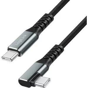 Cabo USB-C LOGILINK CU0272 (2 m - Preto/Cinza) — miniatura 2