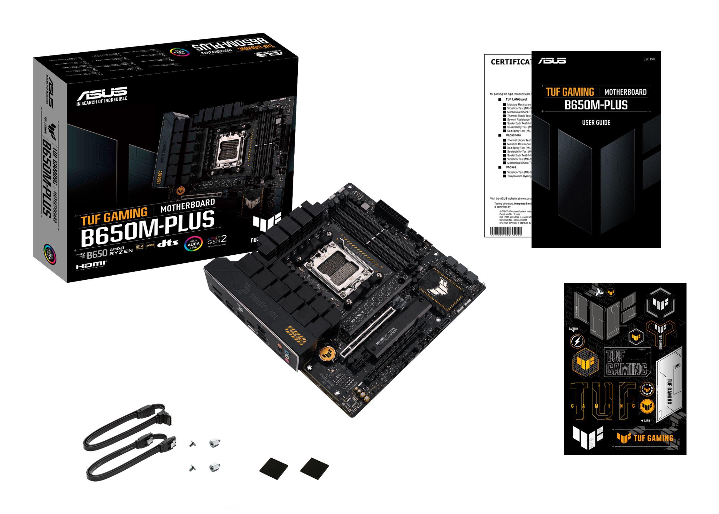 Motherboard ASUS TUF GAMING B650M-PLUS (AM5 - AMD Ryzen 7000 Series - micro-ATX) — miniatura 6