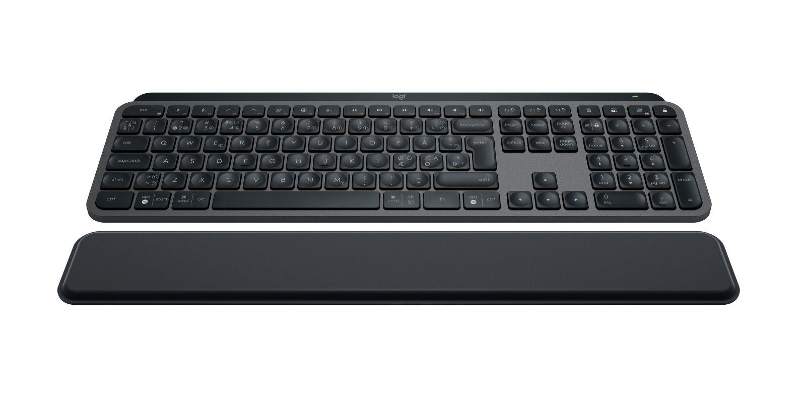 Teclado LOGITECH MX Keys S (Nórdico - Teclas tesoura - Tamanho completo - Grafite)