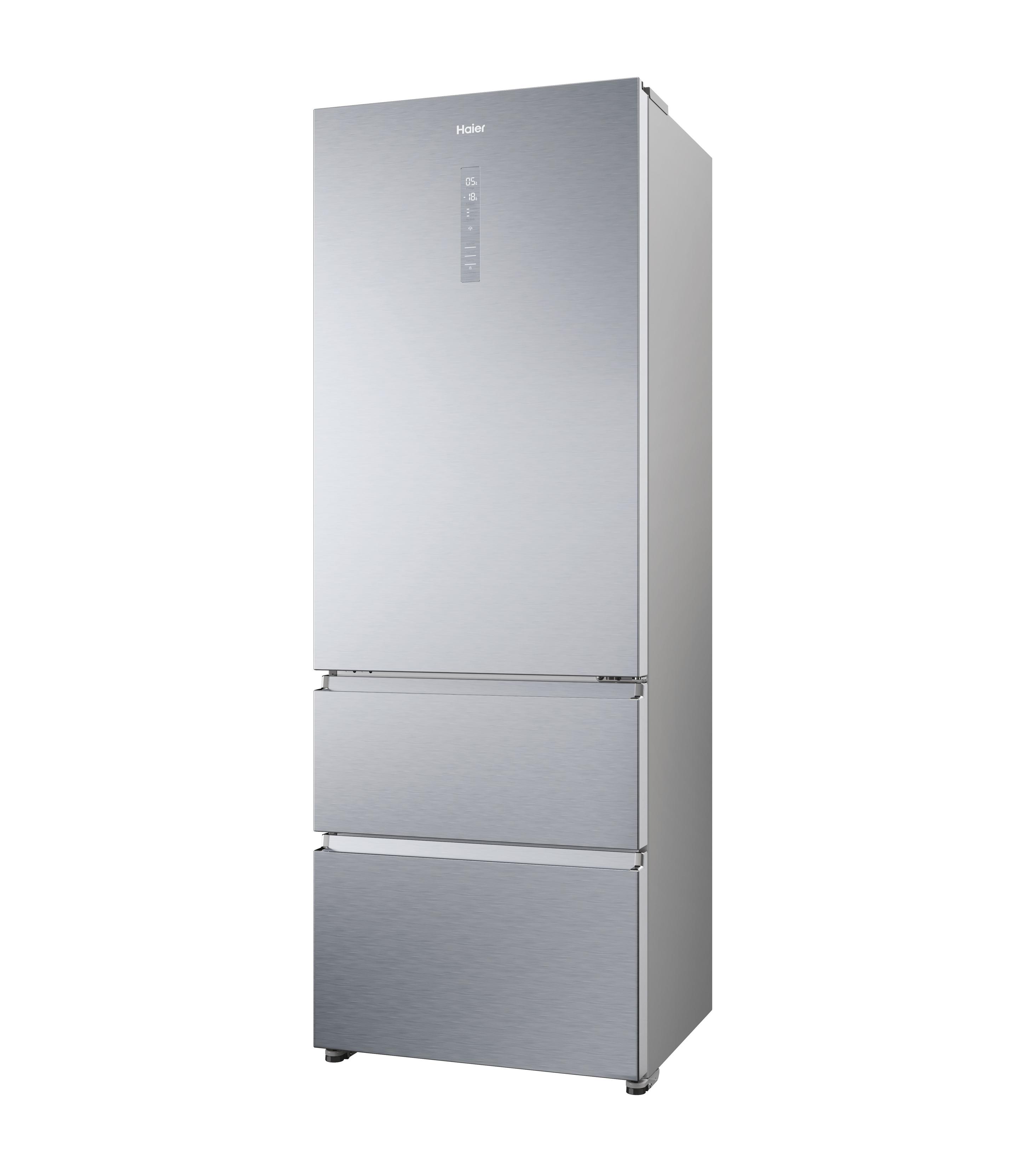 Frigorífico Combinado Independente HAIER HTR5720ENMG (483 l - 200,6x70x67,5 cm - 70 cm - Prateado) — miniatura 6