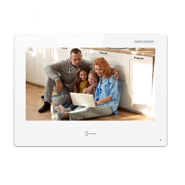 Monitor para Videoporteiro HIKVISION DS-KH9310-WTE1(B) (7" Tátil TFT - Wi-Fi e PoE - Branco), miniatura 2