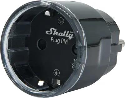 Medidor de Consumo SHELLY Plug PM Gen3 (Preto)
